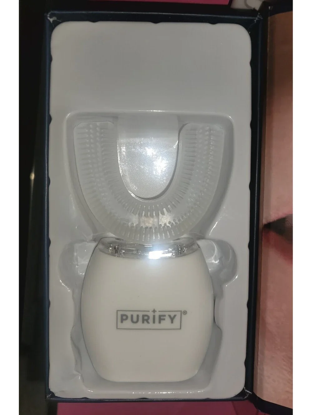 PURIFY 360 DEGREES ULTRASONIC ELECTRIC WHITENING TOOTHBRUSH & CHARGER NEW IN BOX
